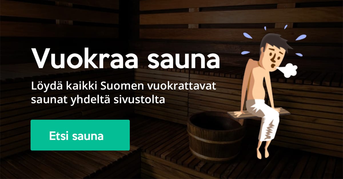 Vuokraa sauna – Kaikki Suomen saunat yhdellä sivustollla 